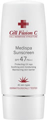 Cell Fusion C Medispa Sunblock SPF47/PA++Солнцезащитный наноэмульсионный крем для чувствительной кожи